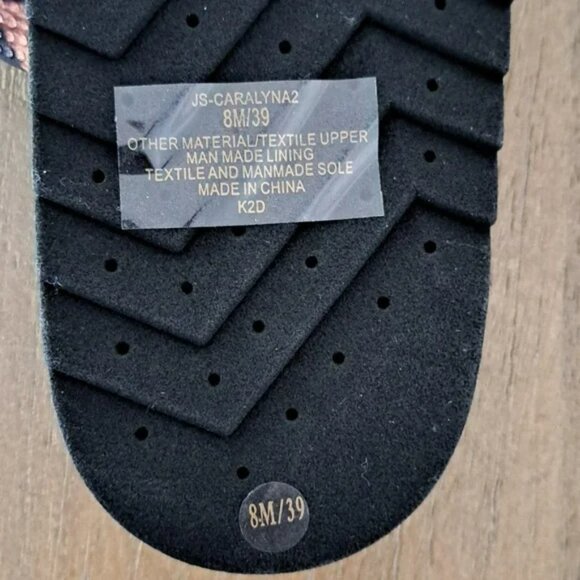 Jessica Simpson Caralyna Leopard Rhinestone Knotted Chunky Sandals - Size: 8 - Picture 9 of 9